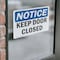 Signmission Keep Door Closed, 10 in W x Rectangle, Vinyl Decal OS-2PACK-NS-D-710-L-15855 - alternate 2